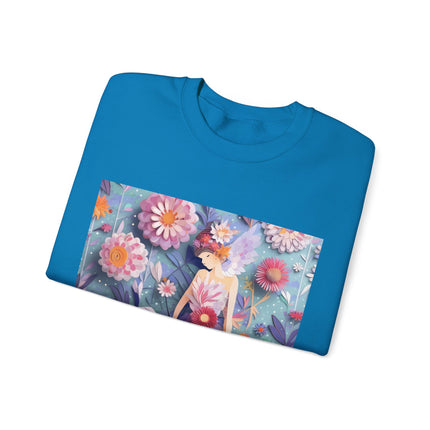 Aster Fairy Unisex Heavy Blend™ Crewneck Sweatshirt