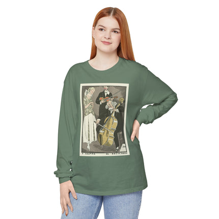 O Maitre el Relicario by Fernand Siméon Garment-dyed Long Sleeve T-Shirt