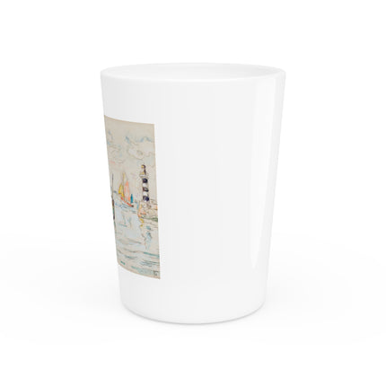 Groix by Paul Signac Ceramic Shot Glass