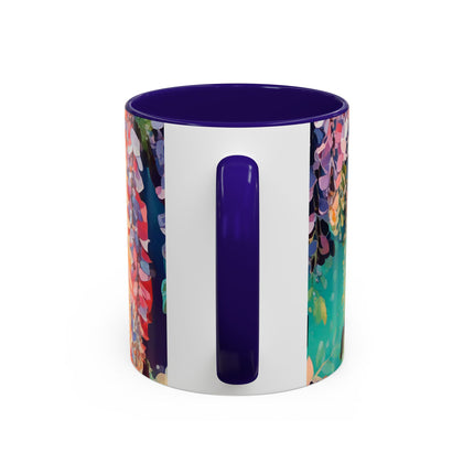 Golden Wisteria Symphony Colorful Mugs (11oz, 15oz)