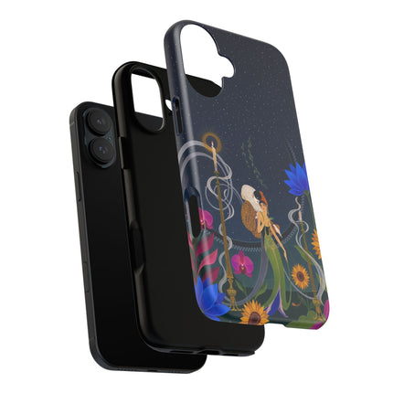 🌙🕯️ The Lady Of The Midnight Garden Phone Case – Art Deco Nocturne