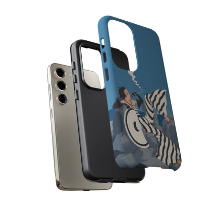 Art Deco Smoker Phone Case – Glamorous Lounging & Timeless Allure