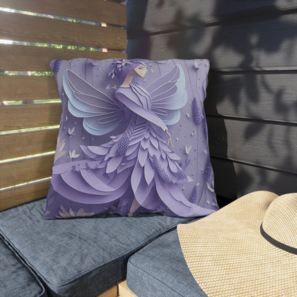Lavender Fairy Outdoor Pillows