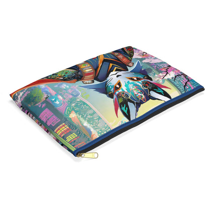 Cyberpunk Samurai Pencil Case