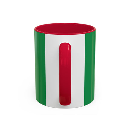 🍀🎄 The Emerald Holly Christmas Colorful Mug – Art Deco Holiday Elegance