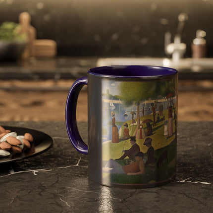 A Sunday on La Grande Jatte by Georges Seurat Colorful Mugs (11oz, 15oz)