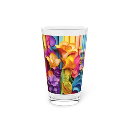 The Graceful Freesia Glass, 16oz