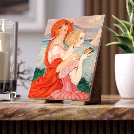 Sur la Route d'Anacapri by Gerda Wegener Ceramic Tile