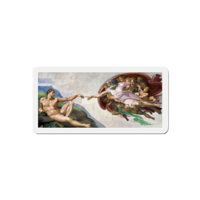 The Creation of Adam by Michelangelo Buonarroti Die-Cut Magnets (5 Sizes)