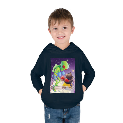 Cosmic Clash Toddler Pullover Fleece Hoodie
