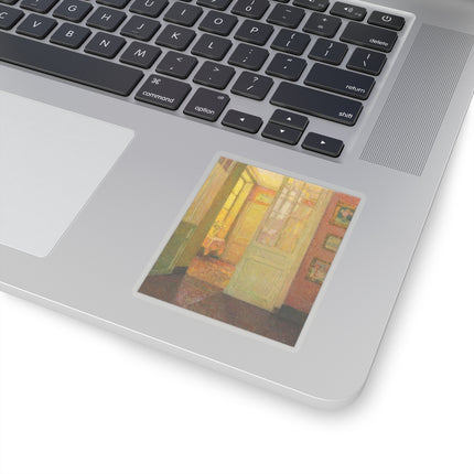 Interior, Window Light by Henri Le Sidaner Kiss-Cut Stickers (4 Sizes)