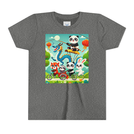 Rolling Along Together Youth Short Sleeve Tee