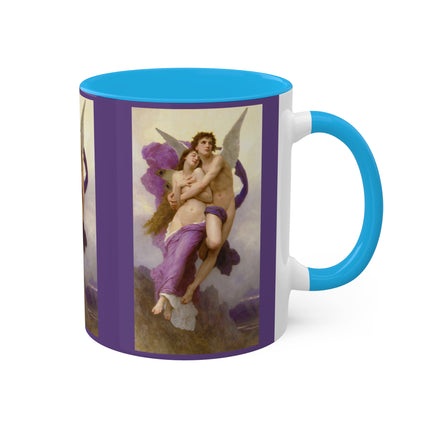 The Abduction of Psyche by William Bouguereau Colorful Mugs, 11oz