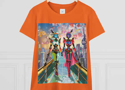 Cyber Punk Robot Models Cotton Tee