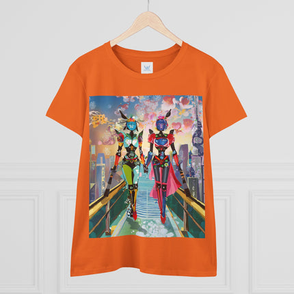 Cyber Punk Robot Models Cotton Tee