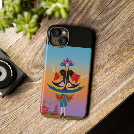 Colorful Dancer Phone Case – Vibrant Grace & Cultural Elegance