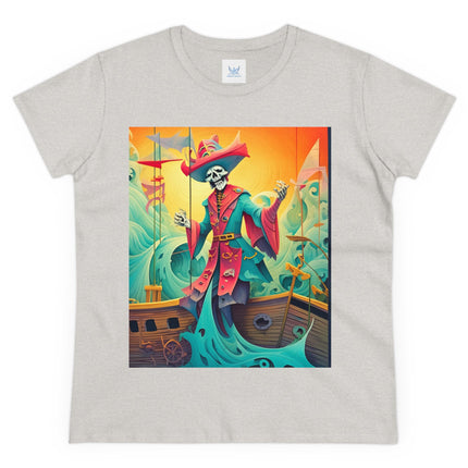Skeleton Crew of the Misty Seas Women's Midweight Cotton Tee