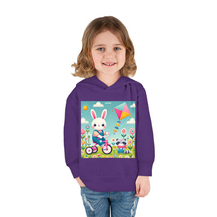 Breezy Meadow Ride Toddler Pullover Fleece Hoodie