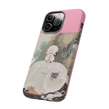 Rococo Garden Reader Phone Case – Whimsical Elegance & Timeless Charm