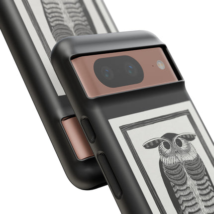 Horned Owl by Samuel Jessurun de Mesquita Phone Cases