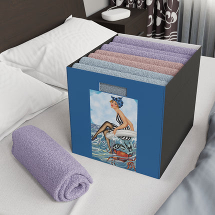 Playful Waves and Fashion Follies Felt Storage Box