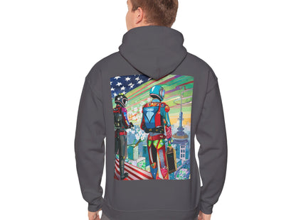 NSA Cyber Punk Computer Hacking Team – Heavy Blend™ Hooded Sweatshirt