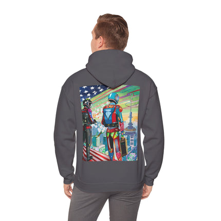NSA Cyber Punk Computer Hacking Team – Heavy Blend™ Hooded Sweatshirt