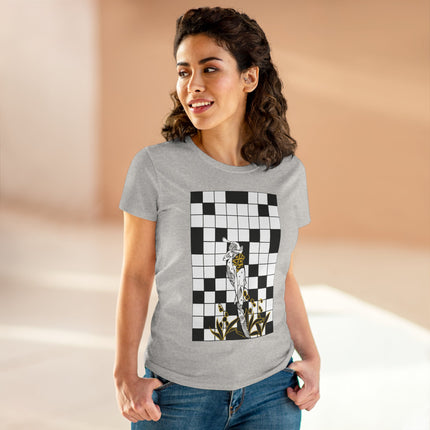 The Crossword Women's Midweight Cotton Tee