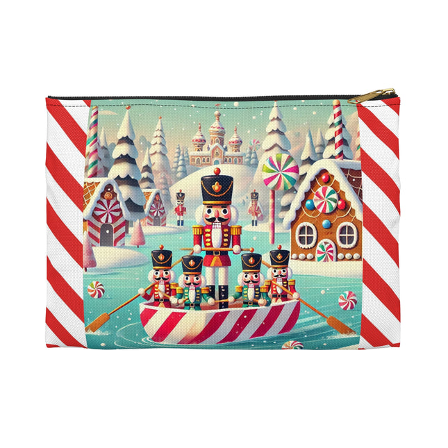 Nutcracker Candy-Striped Adventure Accessory Pouch