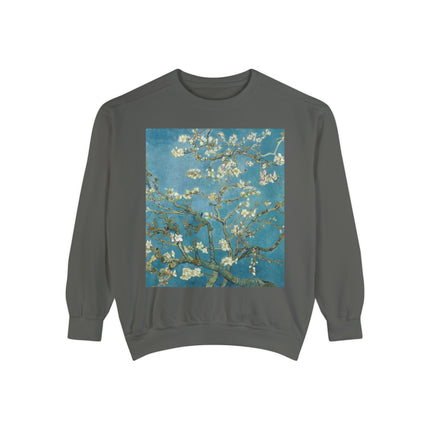 Almond Blossom by Vincent van Gogh Unisex Garment-Dyed Sweatshirt