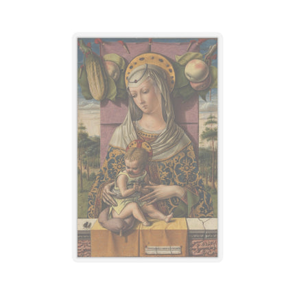 Madonna and Child by Carlo Crivelli Kiss-Cut Stickers (4 Sizes)