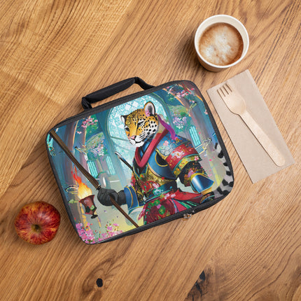 Cyberpunk Leopard Lunch Bag