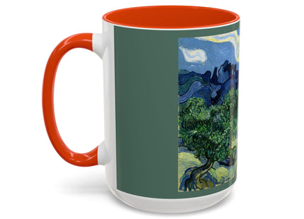 Olive Trees by Vincent Van Gogh Colorful Mugs (11oz, 15oz)