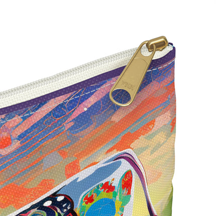 Cyber Glitch Cow Pencil Case