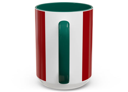 Naughty or Nice Kitten Christmas Colorful Mugs (11oz, 15oz)