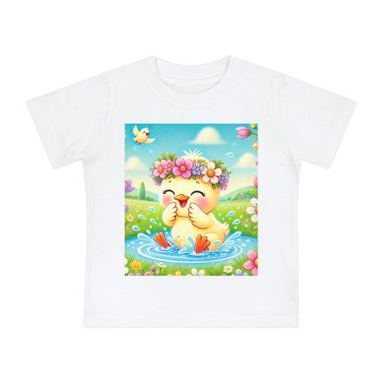 Springtime Splash Duckling Baby T-Shirt – Joyful Moments & Sunny Spring Days
