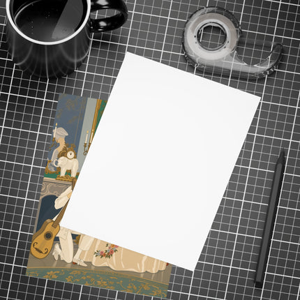 🌹🎸 The Midnight Serenade Postcard Bundles – Art Deco Romantic Elegance