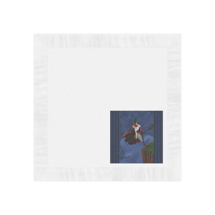 The Enchanted Witch White Coined Napkins