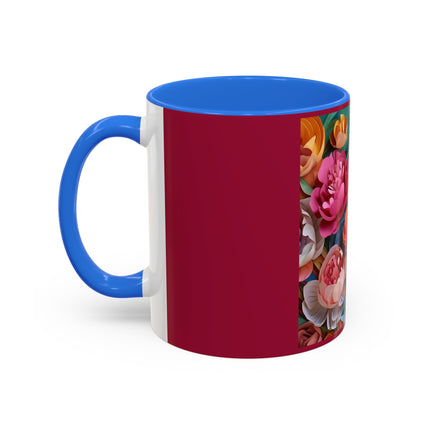 Peonies in Full Bloom Colorful Mugs (11oz, 15oz)