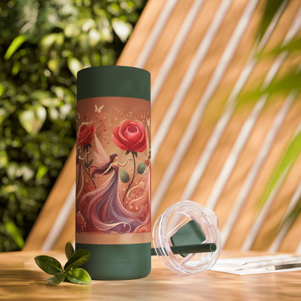 Whimsical Fairies Skinny Matte Tumbler, 20oz