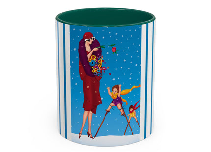 Snowfall & Couture Colorful Mugs (11oz, 15oz)