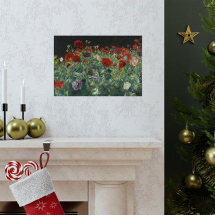 Poppies (A Study of Poppies for Carnation, Lily, Lily, Rose) by John Singer Sargent Matte Horizontal Posters