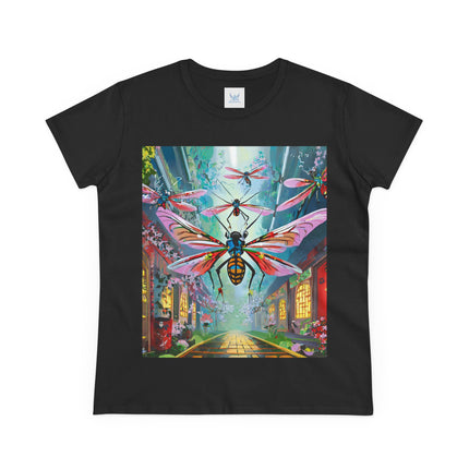 Neon Swarm Cotton Tee