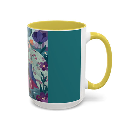 The Ladies Of The Secret Masquerade Colorful Mugs – Art Deco Floral Mystery