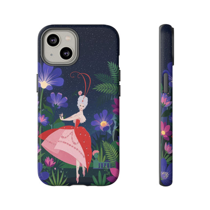 🌺✨ The Lady Of The Starlit Enchanted Garden Phone Case – Art Deco Floral Fantasy