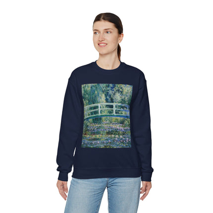 Water Lilies and Japanese Bridge by Claude Monet Heavy Blend™ Crewneck Sweatshirt