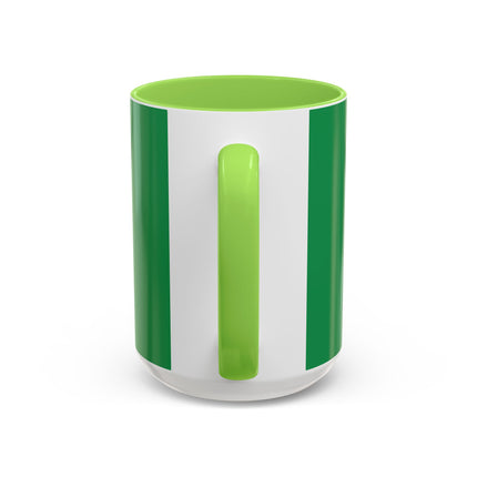 🍀🎄 The Emerald Holly Christmas Colorful Mug – Art Deco Holiday Elegance