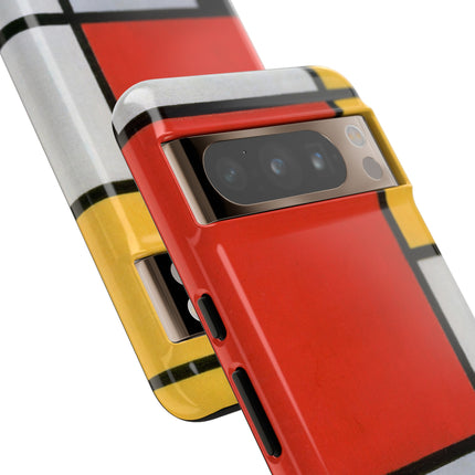 Composition with Red, Yellow, Blue, and Black by Piet Mondrian Phone Cases