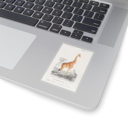 Giraffe by Charles Dessalines D' Orbigny Kiss-Cut Stickers (4 Sizes)