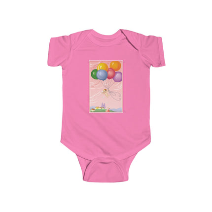 Flight of Innocence Baby Bodysuit – Vintage Sky Arrival & Dreamlike Wonder